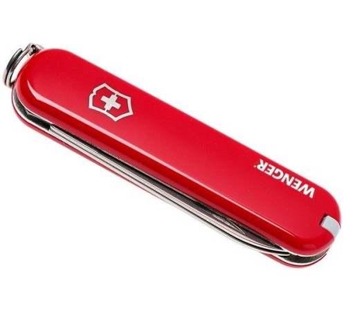 Нож перочинный Victorinox Wenger (0.6423.91) 65мм 7функций красный карт.коробка