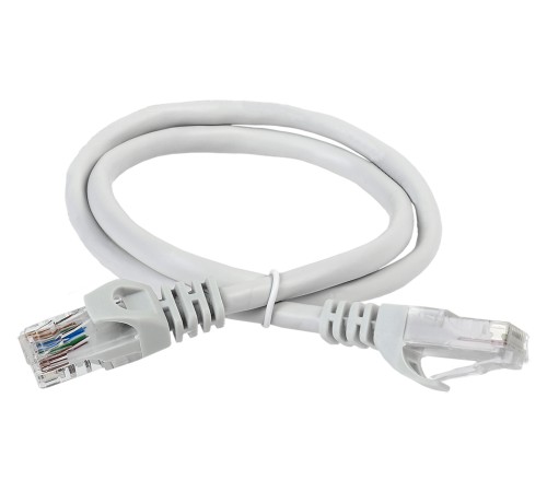 Коммутационный шнур ITK (патч-корд), кат.5Е UTP, 1м, серый (PC01-C5EU-1M) Коммутационный шнур ITK (патч-корд), кат.5Е UTP, 1м, серый (PC01-C5EU-1M)