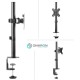 Кронштейн для мониторов Onkron D101E черный 13"-34" макс.10кг настольный поворот и наклон