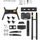Подставка для телевизора Onkron TS1551 черный 40"-70" макс.60.5кг напольный мобильный