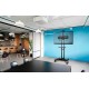 Подставка для телевизора Onkron TS1551 черный 40"-70" макс.60.5кг напольный мобильный