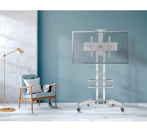 Подставка для телевизора Onkron TS1552 белый 40"-70" макс.60.5кг напольный мобильный Подставка для телевизора Onkron TS1552 белый 40"-70" макс.60.5кг напольный мобильный