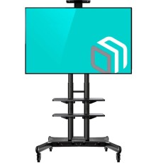 Подставка для телевизора Onkron TS1881 черный 50"-86" макс.105.9кг напольный мобильный