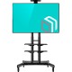 Подставка для телевизора Onkron TS1881 черный 50"-86" макс.105.9кг напольный мобильный