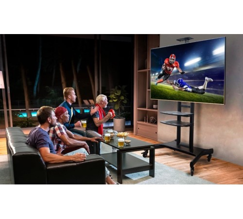 Подставка для телевизора Onkron TS1881 черный 50"-86" макс.105.9кг напольный мобильный Подставка для телевизора Onkron TS1881 черный 50"-86" макс.105.9кг напольный мобильный