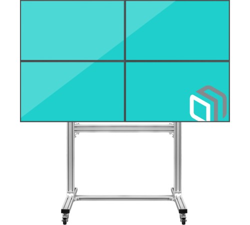 Подставка для телевизора Onkron FSPRO2L-22 черный 40"-55" макс.200кг напольный мобильный