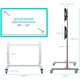 Подставка для телевизора Onkron FSPRO2L-22 черный 40"-55" макс.200кг напольный мобильный