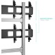 Подставка для телевизора Onkron FSPRO2L-22 черный 40"-55" макс.200кг напольный мобильный