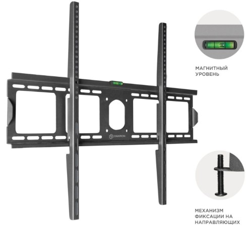 Кронштейн для телевизора Onkron UF4 черный 55"-100" макс.75кг настенный фиксированный Кронштейн для телевизора Onkron UF4 черный 55"-100" макс.75кг настенный фиксированный