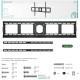 Кронштейн для телевизора Onkron UF4 черный 55"-100" макс.75кг настенный фиксированный