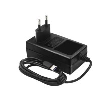 Блок питания Gembird NPA-DC4  для Raspberry Pi 4B, Черный, 5.1V, 3A, 15.3Вт, Кабель 1.5 m, USB Type-C output jack