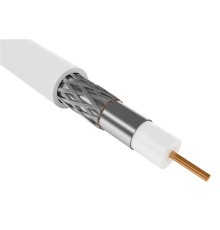 Кабель коаксиальный ITK CC1-R5F1-111-100-G RG-59 F/UTP общий экран 75Om PVC внутренний 100м белый