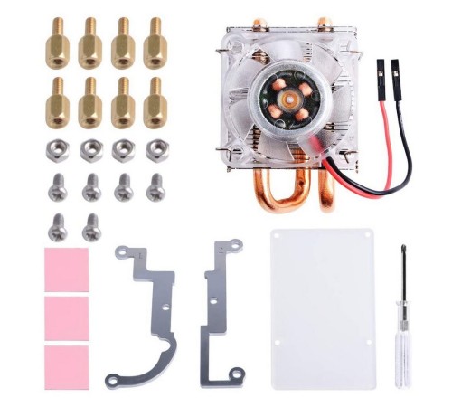 Вентилятор для процессора Raspberry Pi RPI-LPCOOL Ice Tower CPU for Raspberry Pi, Low Profile Вентилятор для процессора Raspberry Pi RPI-LPCOOL Ice Tower CPU for Raspberry Pi, Low Profile