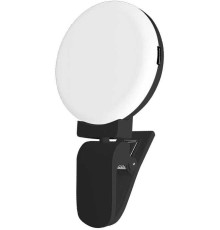 Вспышка для селфи DF LED-03 черный для для смартфонов (DF LED-03 (BLACK))