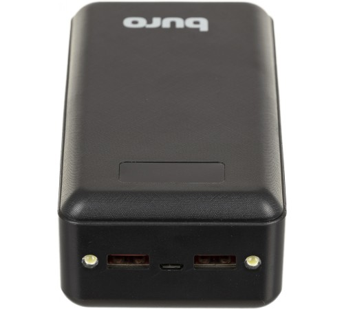 Мобильный аккумулятор Buro BPF30D 30000mAh 3A QC PD 22.5W черный (BPF30D22PBK) Мобильный аккумулятор Buro BPF30D 30000mAh 3A QC PD 22.5W черный (BPF30D22PBK)