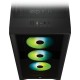Корпус Corsair iCUE 4000X RGB чёрный без БП ATX 3x120mm 4x140mm 1xUSB3.0 audio bott PSU