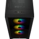 Корпус Corsair iCUE 4000X RGB чёрный без БП ATX 3x120mm 4x140mm 1xUSB3.0 audio bott PSU