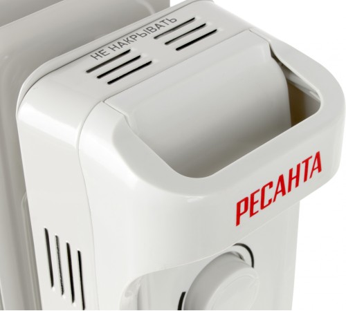 Радиатор масляный Ресанта ОМ-9А 2000Вт белый
