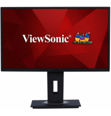 Монитор Viewsonic 23.8" VG2448 IPS SuperClear, 1920x1080, 5ms, 250cd/m2, 178°/178°, 50Mln:1, D-Sub, HDMI, DP, USB-Hub, колонки, Tilt, Swivel, Pivot, рег.по высоте, VESA, Black (VG2448)