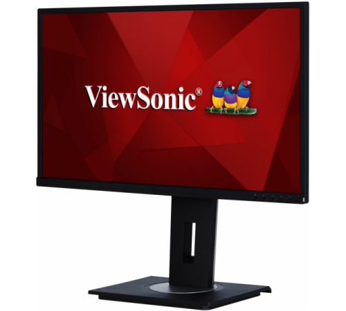 Монитор Viewsonic 23.8" VG2448 IPS SuperClear, 1920x1080, 5ms, 250cd/m2, 178°/178°, 50Mln:1, D-Sub, HDMI, DP, USB-Hub, колонки, Tilt, Swivel, Pivot, рег.по высоте, VESA, Black (VG2448)