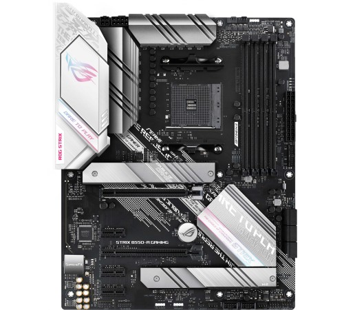 Материнская плата Asus ROG STRIX B550-A GAMING Soc-AM4 AMD B550 4xDDR4 ATX AC`97 8ch(7.1) 2.5Gg RAID+HDMI+DP