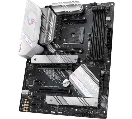 Материнская плата Asus ROG STRIX B550-A GAMING Soc-AM4 AMD B550 4xDDR4 ATX AC`97 8ch(7.1) 2.5Gg RAID+HDMI+DP