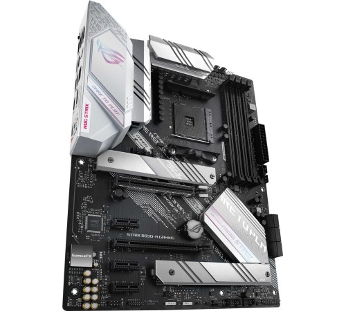 Материнская плата Asus ROG STRIX B550-A GAMING Soc-AM4 AMD B550 4xDDR4 ATX AC`97 8ch(7.1) 2.5Gg RAID+HDMI+DP