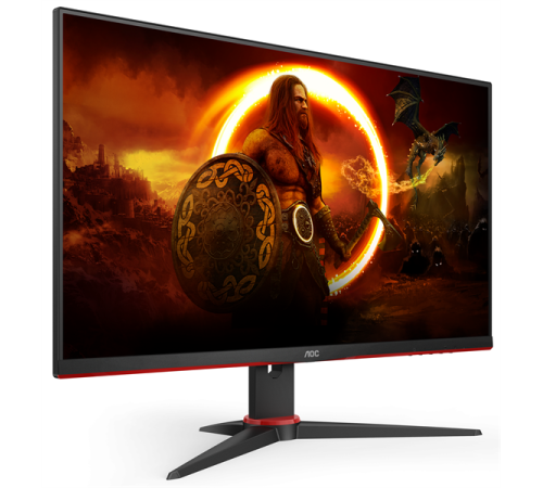 Монитор 23,8" AOC 24G2SAE/BK 1920x1080@165Hz VA LED 16:9 4ms VGA 2*HDMI 80M:1 178/178 350cd 3000:1 Tilt Black/Red (24G2SAE)