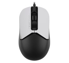 Мышь A4Tech Fstyler FM12 Panda белый/черный оптическая (1200dpi) USB (3but)