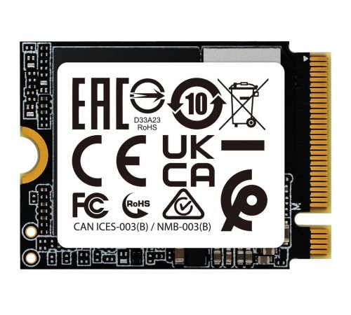 Твердотельный накопитель SSD ADATA M.2 2230 2TB XPG GAMMIX S55 PCIe Gen4x4 with NVMe 5000/3700, 3D ТLC NAND