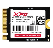 Твердотельный накопитель SSD ADATA M.2 2230 2TB XPG GAMMIX S55 PCIe Gen4x4 with NVMe 5000/3700, 3D ТLC NAND