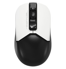 Мышь A4Tech Fstyler FG12S Panda белый/черный оптическая (1200dpi) беспроводная USB (3but)