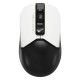 Мышь A4Tech Fstyler FG12S Panda белый/черный оптическая (1200dpi) беспроводная USB (3but)