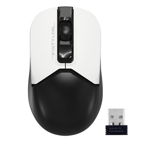 Мышь A4Tech Fstyler FG12S Panda белый/черный оптическая (1200dpi) беспроводная USB (3but) Мышь A4Tech Fstyler FG12S Panda белый/черный оптическая (1200dpi) беспроводная USB (3but)