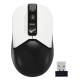 Мышь A4Tech Fstyler FG12S Panda белый/черный оптическая (1200dpi) беспроводная USB (3but)