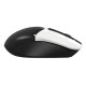 Мышь A4Tech Fstyler FG12S Panda белый/черный оптическая (1200dpi) беспроводная USB (3but)