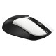 Мышь A4Tech Fstyler FG12S Panda белый/черный оптическая (1200dpi) беспроводная USB (3but)
