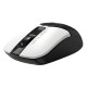 Мышь A4Tech Fstyler FG12S Panda белый/черный оптическая (1200dpi) беспроводная USB (3but)