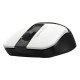 Мышь A4Tech Fstyler FG12S Panda белый/черный оптическая (1200dpi) беспроводная USB (3but)