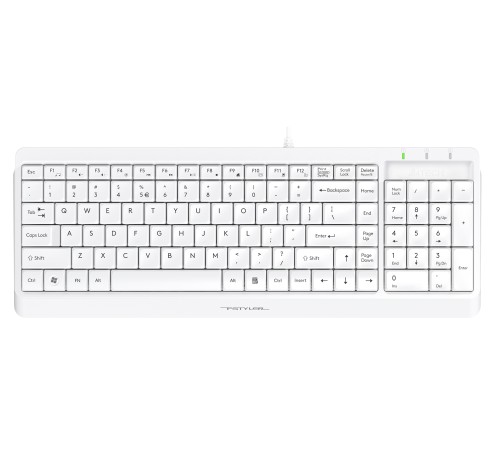 Клавиатура + мышь A4Tech Fstyler F1512 клав:белый мышь:белый USB Клавиатура + мышь A4Tech Fstyler F1512 клав:белый мышь:белый USB