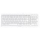 Клавиатура + мышь A4Tech Fstyler F1512 клав:белый мышь:белый USB