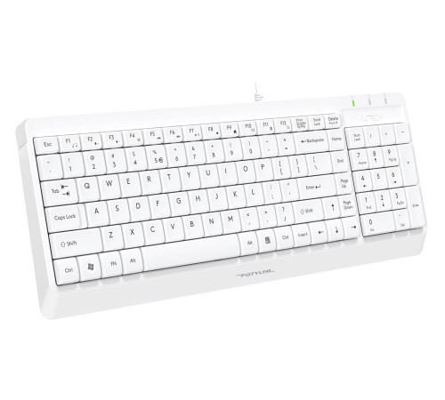 Клавиатура + мышь A4Tech Fstyler F1512 клав:белый мышь:белый USB Клавиатура + мышь A4Tech Fstyler F1512 клав:белый мышь:белый USB