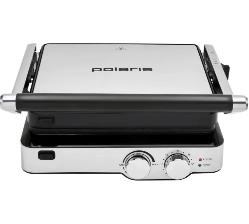 Электрогриль Polaris PGP 2402 2000Вт серебристый Электрогриль Polaris PGP 2402 2000Вт серебристый