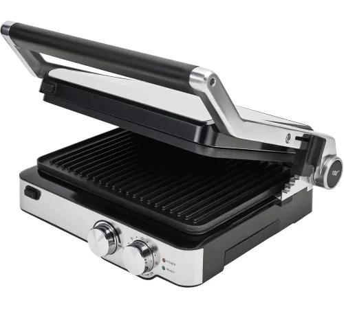 Электрогриль Polaris PGP 2402 2000Вт серебристый Электрогриль Polaris PGP 2402 2000Вт серебристый