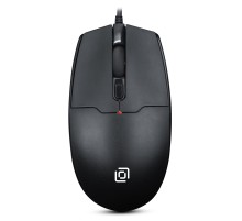 Мышь Оклик 147M черный оптическая (1600dpi) USB (3but)