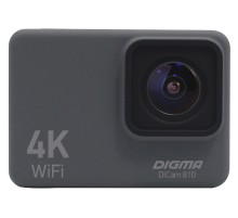 Экшн-камера Digma DiCam 810 серый