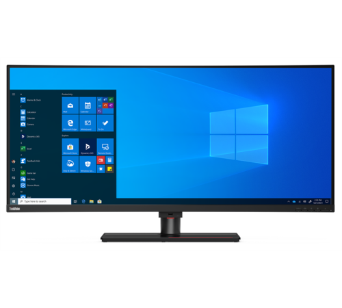 Монитор Lenovo ThinkVision P40w-20 39.7" 21:9 UHD (5120x2160) IPS, 4ms, 1000:1, 300cd/m2, 178/178,  2xThunderblot 4, 1xHDMI 2.0, 1xDP 1.4, USB HUB (5xUSB 3.2 Gen 1), 1xAudioOut(3.5 mm), Tilt, Swivel, Lift,3YR (62C1GAT6EU)