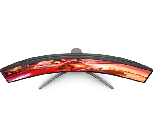 Монитор 48,8" AOC AG493UCX2 Curved 1800R 5120x1440 165Гц VA WLED 32:9 1ms 3*HDMI DP 1*USB-C(DP Alt) 3*USB3.2 3000:1 80M:1 178/178 400cd 2*Speakers5W HAS Tilt Swivel External Black (AG493UCX2)