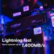 Твердотельный накопитель SSD Crucial M.2 2280 500GB Crucial T500 Client SSD CT500T500SSD8 PCIe Gen4x4 with NVMe, 7200/5700, TLC, 300TBW