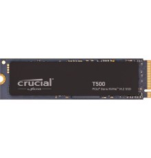 Твердотельный накопитель SSD Crucial M.2 2280 500GB Crucial T500 Client SSD CT500T500SSD8 PCIe Gen4x4 with NVMe, 7200/5700, TLC, 300TBW
